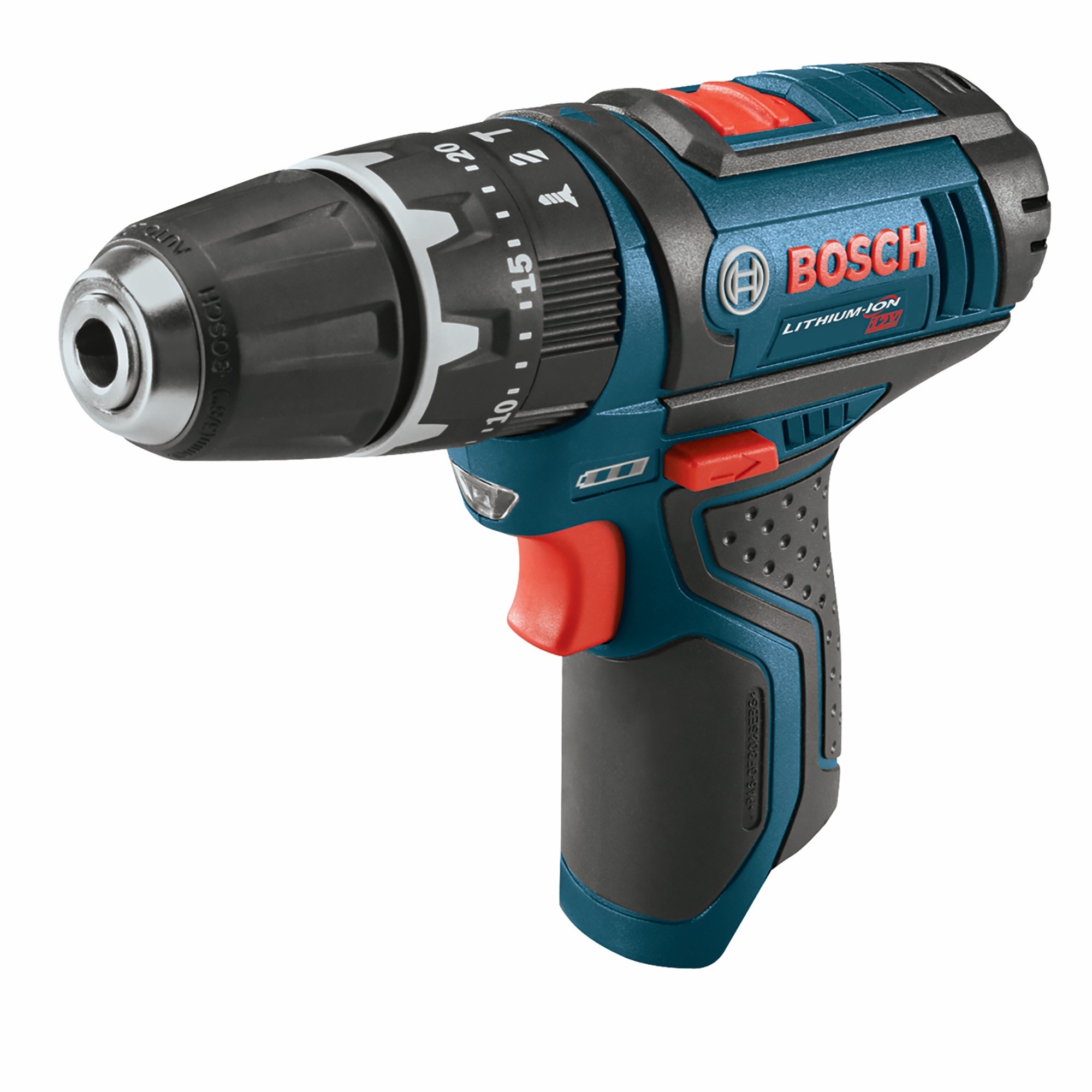 Bosch 12V Max Hammer Drill/Driver — 3/8in., 265 in.-lbs. Torque, 19,500 BPM, Bare Tool, Model# PS130N